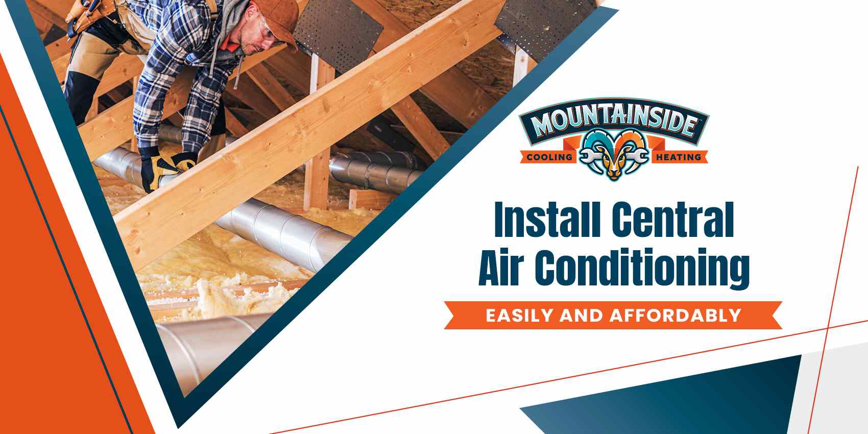 Install Central Air Conditioning Banner