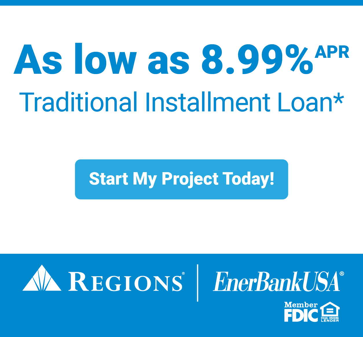 As Low As 8.99% APR Traditional Installment Loan